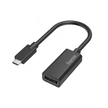 Hama 00200314 vaizdo kabelio adapteris USB Type-C DisplayPort juodas