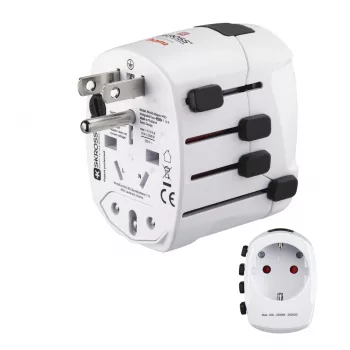Hama World Travel Pro universalus kelioninis adapteris White