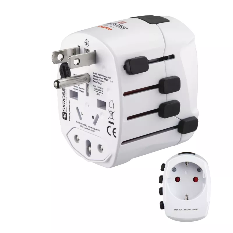 Hama World Travel Pro universalus kelioninis adapteris White