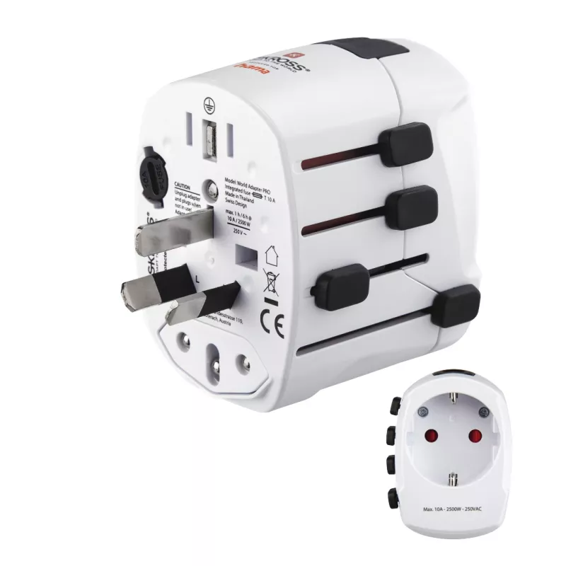 Hama World Travel Pro universalus kelioninis adapteris White