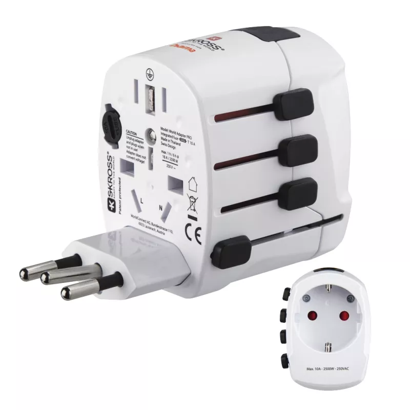 Hama World Travel Pro universalus kelioninis adapteris White