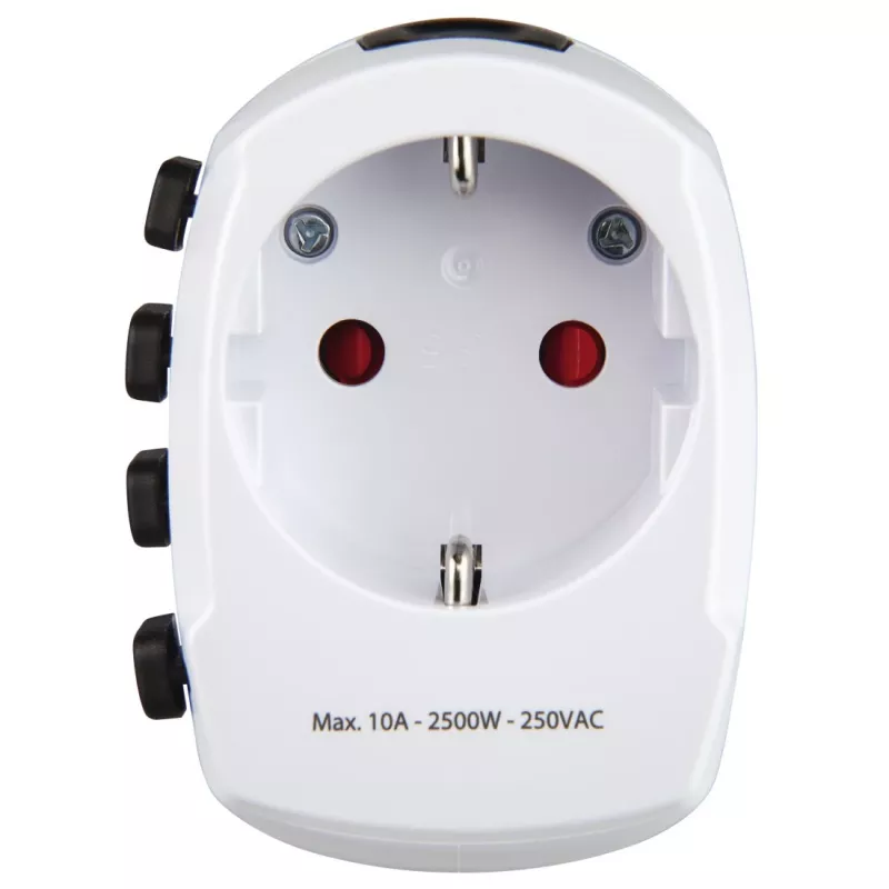 Hama World Travel Pro universalus kelioninis adapteris White