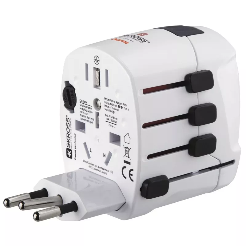 Hama World Travel Pro universalus kelioninis adapteris White