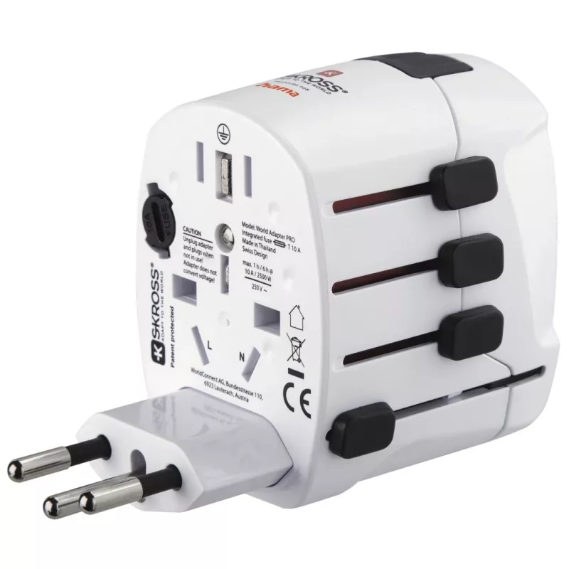 Hama World Travel Pro universalus kelioninis adapteris White