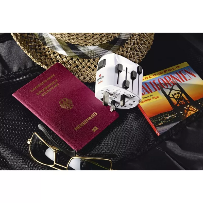 Hama World Travel Pro universalus kelioninis adapteris White