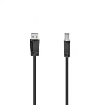 Hama 00200603 USB 2.0 laidas 3 m USB A USB B juodas
