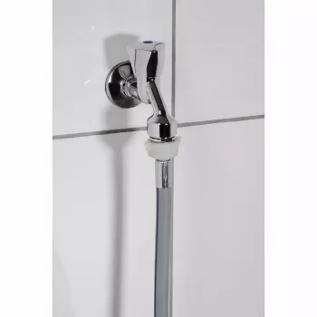 Įleidimo ir išleidimo žarna Xavax 00111833 indaplovei, pilka, PVC/Nylon, 1500 mm, 1 vnt.