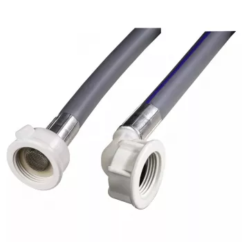 Įleidimo ir išleidimo žarna Xavax 00111833 indaplovei, pilka, PVC/Nylon, 1500 mm, 1 vnt.