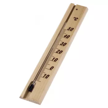 Hama 00186401 mechaninis patalpų termometras, medžio spalva