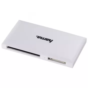 Hama USB 3.0 kelių kortelių skaitytuvas SD/microSD/CF/MS, baltas