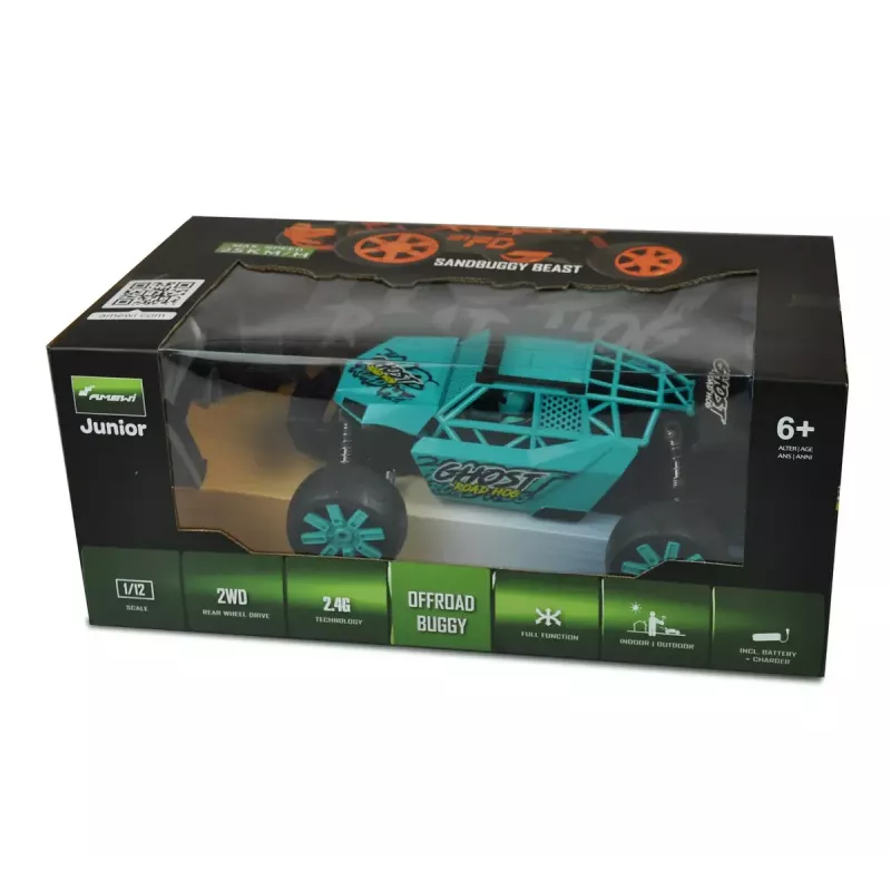 Buggy Amewi Ghost su elektriniu varikliu, mastelis 1:12, nuo 6 metų