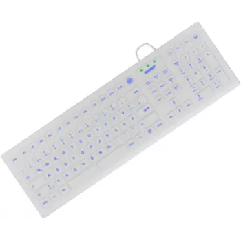 KeySonic KSK-8031INEL-Wh (DE) klaviatūra pramoninė USB QWERTZ balta