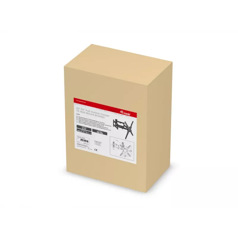 Equip 650328 Pilno judesio kampinis TV sieninis laikiklis 23–55 coliams