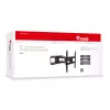 Equip 32 inch-55 inch Sieninis TV laikiklis su ranka, 200 x 200 mm, 400 x 400 mm, -20 - 10°, -90 - 90°, Plienas, Juodas