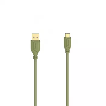Hama Flexi-Slim USB kabelis USB 2.0 0,75 m USB C USB A Žalia