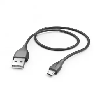 Hama 00201586 USB 2.0 laidas 1.5 m Micro-USB A USB A Juodas