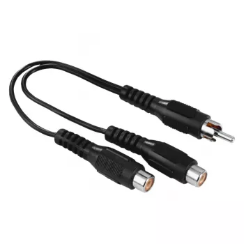Hama 00205183 garso kabelis RCA 2 x RCA juodas
