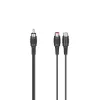 Hama 00205183 garso kabelis RCA 2 x RCA juodas