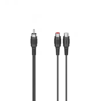 Hama 00205183 garso kabelis RCA 2 x RCA juodas