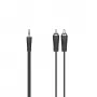 Hama 00205111 garso kabelis 3 m 3.5mm 2 x RCA juodas