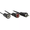 Hama 00205111 garso kabelis 3 m 3.5mm 2 x RCA juodas