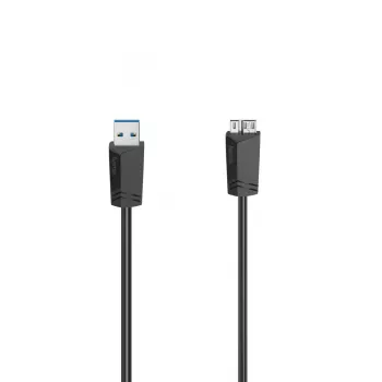 Hama 00200627 USB kabelis 1,5 m Micro-USB A USB A juodas