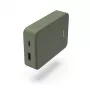 Hama Colour 10 Power Pack, 10 000 mAh, 2 išėjimai: USB-C, USB-A, žalias