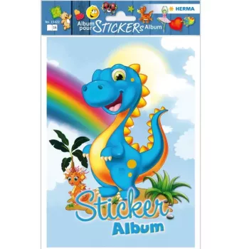 Vaikų lipdukų albumas Herma 15422 Dino