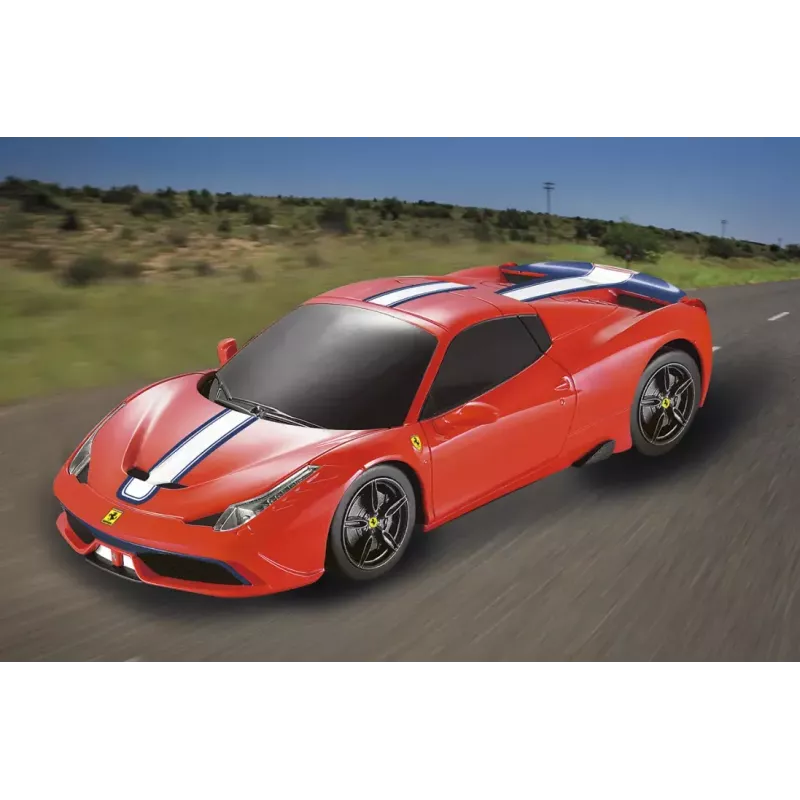 Radijo bangomis valdomas automobilis Jamara Ferrari 458 Speciale A raudonas