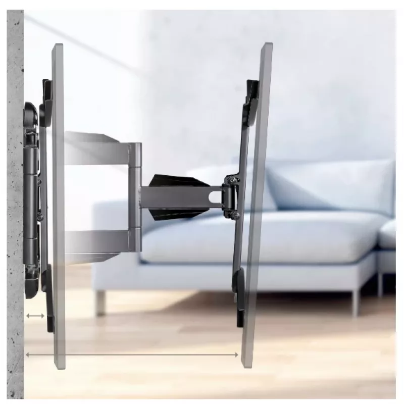 Hama TV sieninis laikiklis, pasukamas, pakreipiamas, ištraukiamas, 191 cm (75 inch), iki 45 kg