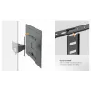 Equip 650344 itin plonas pilno judesio TV sieninis laikiklis 43-90 col.
