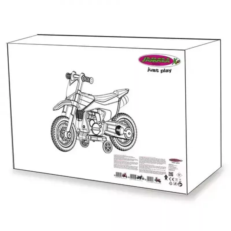 Vaikiškas motociklas Jamara Power Bike su baterija, 4 ratai