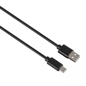 USB kabelis Hama 00200907 USB 2.0 0,9 m USB C – USB A juodas