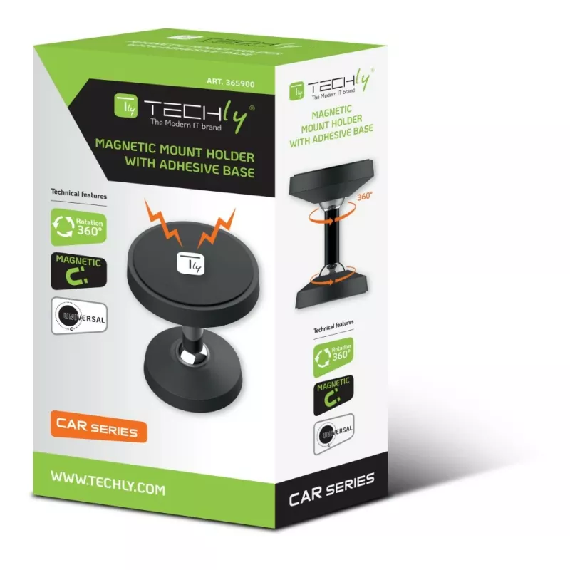 Techly I-SMART-UNI7 laikiklis Mobilusis telefonas/Išmanusis telefonas Pasyvus Juodas