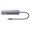 Manhattan 6-in-1 USB-C Dock/Hub, 6 prievadai: Ethernet, HDMI, USB-A (x3) ir USB-C, su Power Delivery (PD) 100W