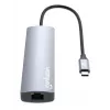 Manhattan 6-in-1 USB-C Dock/Hub, 6 prievadai: Ethernet, HDMI, USB-A (x3) ir USB-C, su Power Delivery (PD) 100W