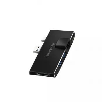 USB Hub Terratec CONNECT Pro2 Laidinis USB 3.2 Gen 1 Juodas