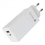 Techly IPW-PD100W-WH universalus sieninis USB-C/USB-A greitasis kroviklis 100 W