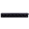 Lindy 73025 maitinimo paskirstymo blokas (PDU) 8 AC lizdai 1.5U Juoda