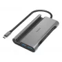 Hama Connect2Mobile V2 USB 3.2 Gen 1 (3.1 Gen 1) Type-C 1000 Mbit/s Antracito daugiafunkcis USB-C centras