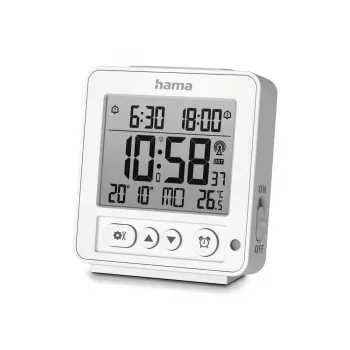 Hama 00185894 skaitmeninis žadintuvas baltas