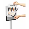 Informacinis stovas Durable INFO STAND BASIC A4 metalas plastikas pilkas