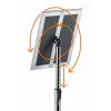 Informacinis stovas Durable 479823 A4 aliuminis plastikas plienas 1205 mm