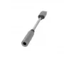 Mobiliojo telefono laidas Terratec 284535 sidabrinis USB-C 3,5 mm