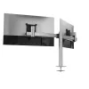 Durable 508623 dviejų monitorių laikiklis 68,6 cm (27 colių) stalas Sidabrinis