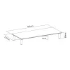 Stiklinis stovas monitoriui Equip 650882