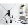 Durable SELECT PLUS Monitor Mount 509623 su ranka 1 monitoriui, stalinis laikiklis, sidabrinis