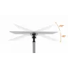 Durable SELECT PLUS Monitor Mount 509623 su ranka 1 monitoriui, stalinis laikiklis, sidabrinis