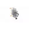 Durable SELECT PLUS Monitor Mount 509623 su ranka 1 monitoriui, stalinis laikiklis, sidabrinis
