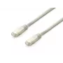 Equip Cat.6A Platinum S/FTP Patch Laidas, Pilkas, 3,0 m, 5 vnt./rinkinyje